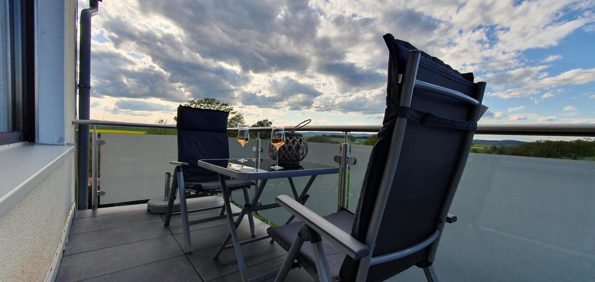 Ferienwohnung Landblick Homberg  Dış mekan fotoğraf